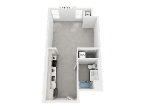 a floor plan of a small apartment